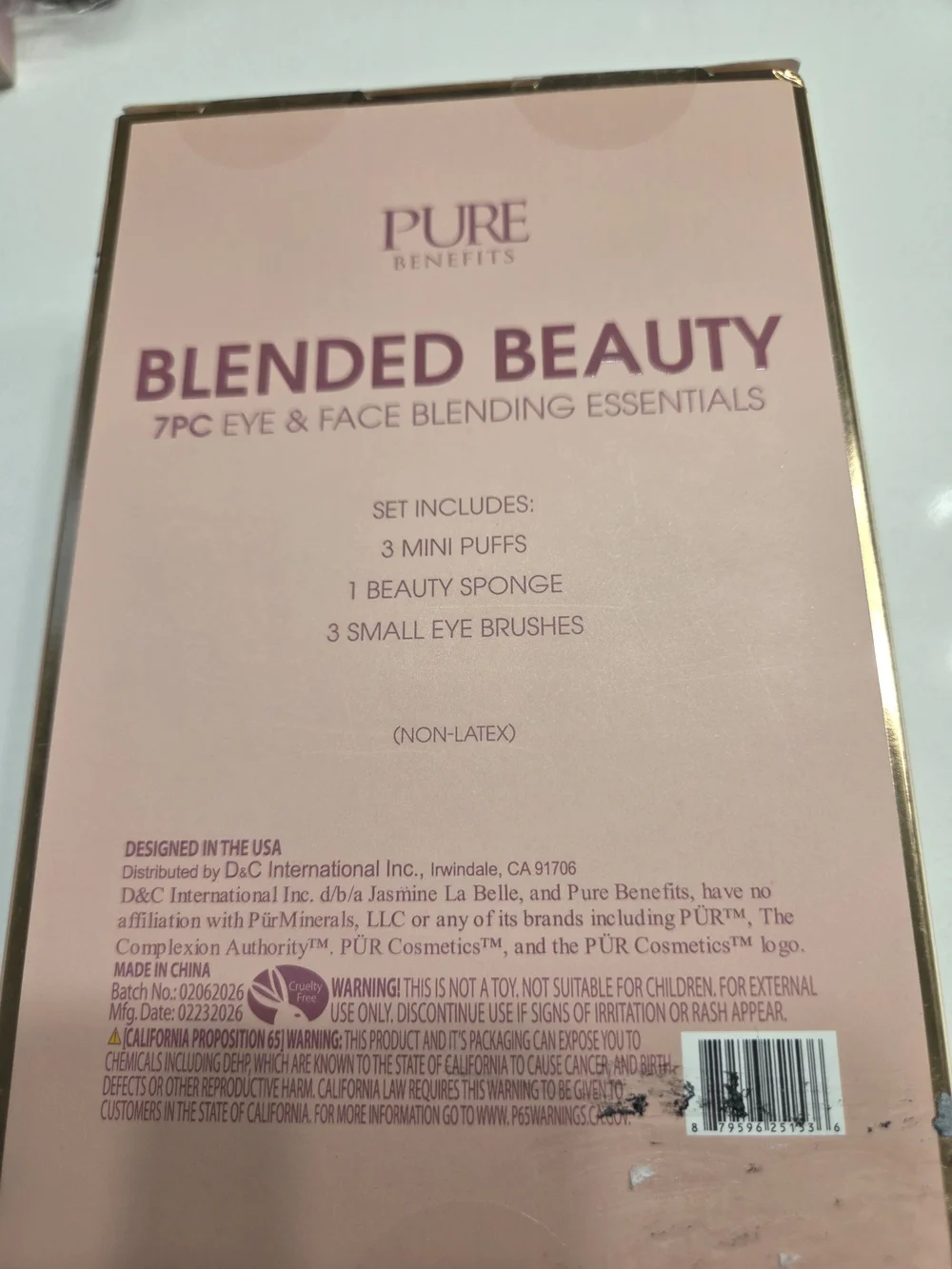 Benefit Blended Beauty 7PC Eye & Face Set - Pink